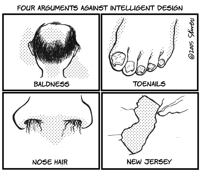 Four arguments against intelligent design